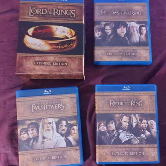 Lord of the Rings the motion picture trilogy extended edition 15 dvd box set - Picture 2 of 4